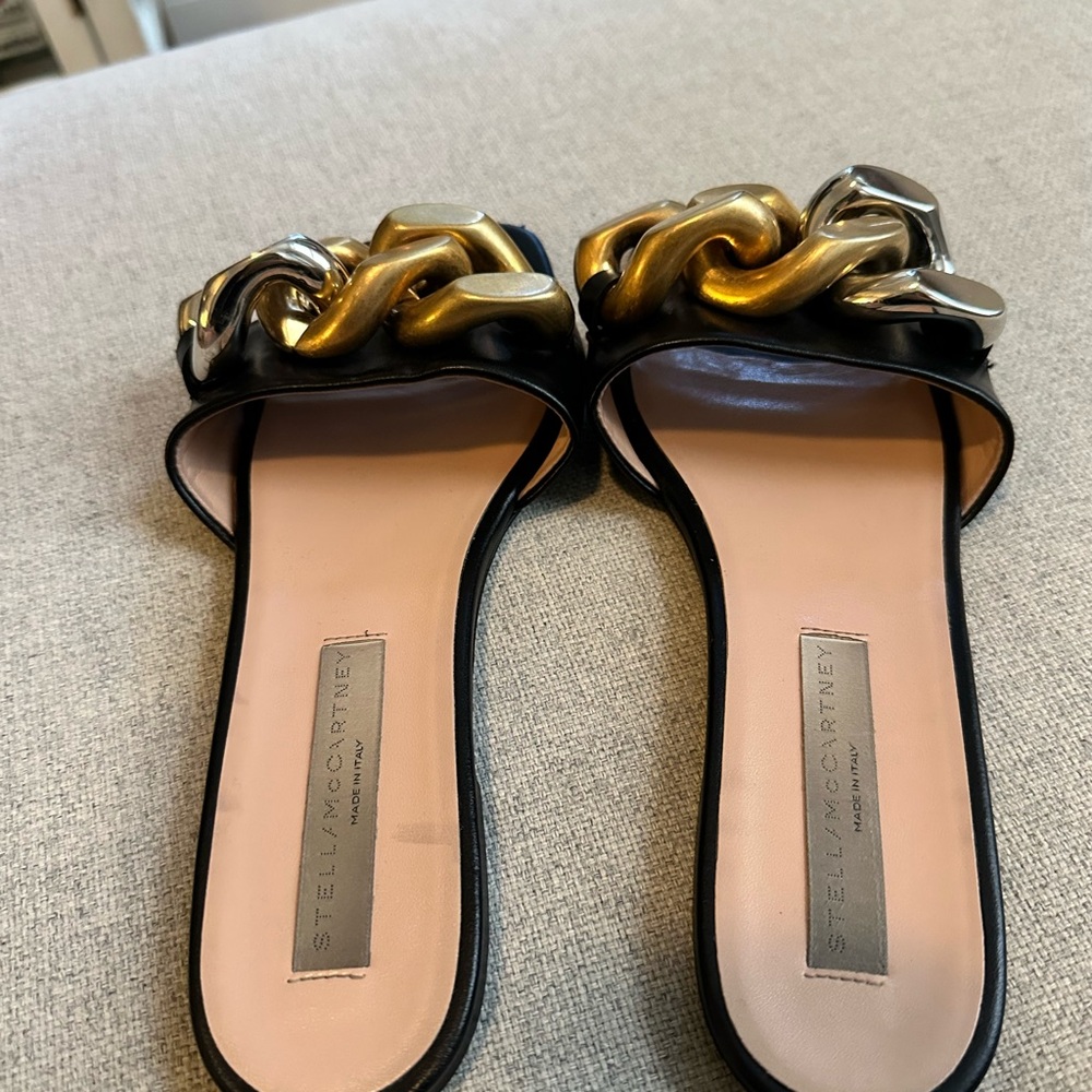 Stella McCartney Falabella Chain Sandals - Picture 3 of 6